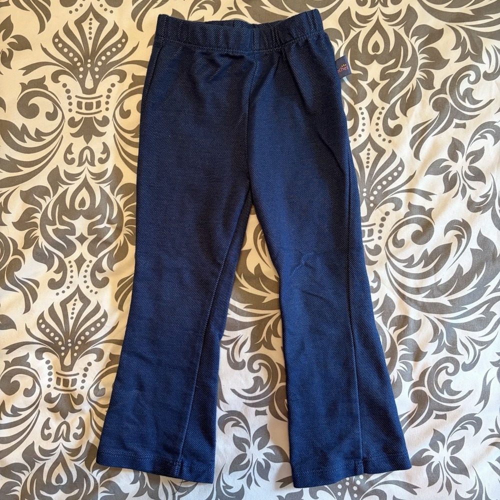 Ms. Rachel Girls 2T Toddler Baby Blue Stretchy Pants Flare Kidcore YouTube Cute